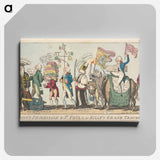 アートパネル-The Victorious Procession to St. Pauls or Billy's Grand Triumphal, Entry a Prelude
 - イェール大学アートギャラリー Canvas.