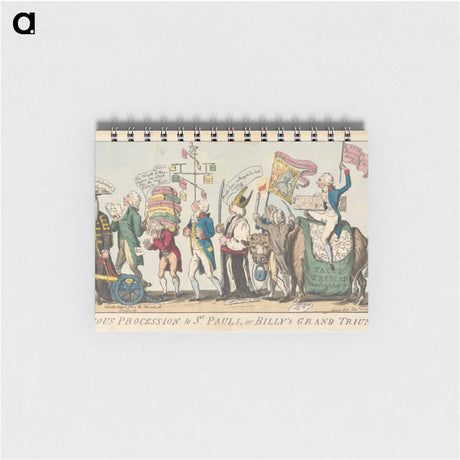アートメモ帳-The Victorious Procession to St. Pauls or Billy's Grand Triumphal, Entry a Prelude
 - イェール大学アートギャラリー Memo.