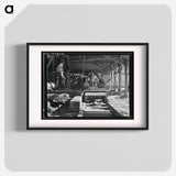 Untitled photo, possibly related to: The sawmill in operation. It was built by the farmer members of the Ola self-help sawmill co-op. Gem County, Idaho. General caption 48 - ドロテア ラング Poster.