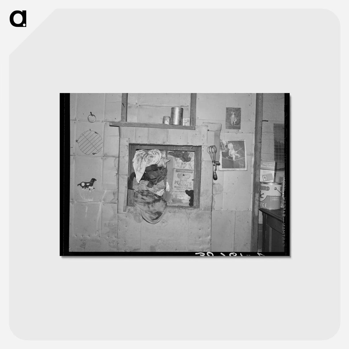 アートポストカード-Stuffed Window
 - ラッセル リー Postcard.