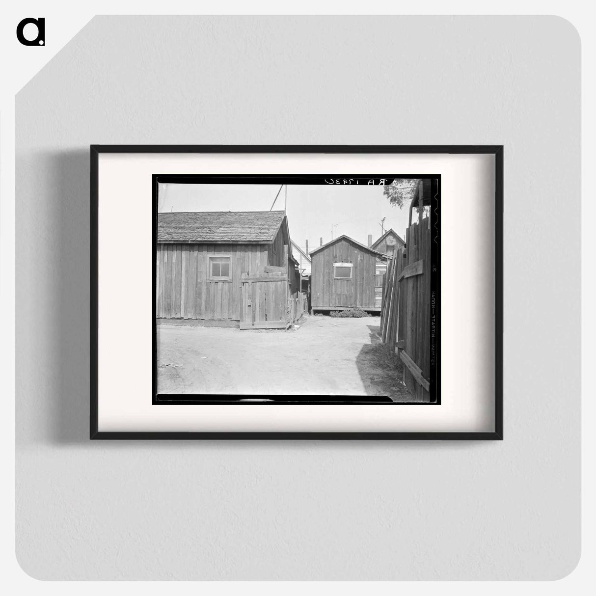 Mexican quarter of Los Angeles - Dorothea Lange Poster.