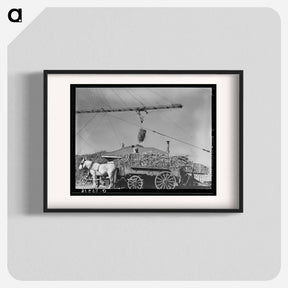 アートポスター-Unloading Sugarcane
 - ラッセル リー Poster.