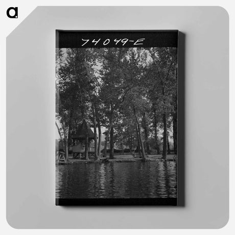アートパネル-Unloading Sugarcane
 - ラッセル リー Canvas.