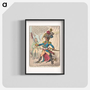 Buonaparte, Hearing of Nelson's Victory, Swears by His Sword, to Extirpate the English off the Earth
 - イェール大学アートギャラリー Poster.