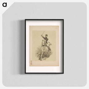 アートポスター-General Yamazawa on Horseback
 - セントルイス美術館 Poster.