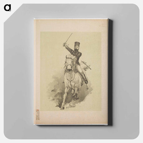 アートパネル-General Yamazawa on Horseback
 - セントルイス美術館 Canvas.
