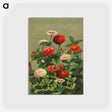 アートポストカード-Yellow and Red Chrysanthemums
 - ボストン公共図書館 Postcard.