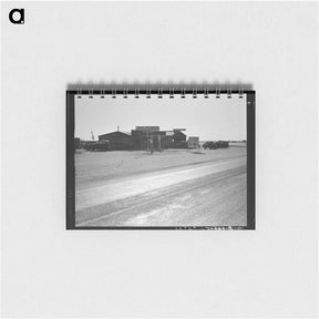 アートメモ帳-Between Tulare and Fresno, California - ドロテア ラング Memo.