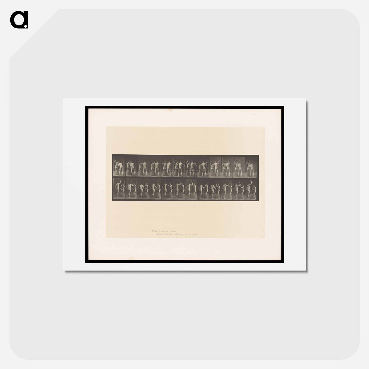 アートポストカード-The Blacksmiths
 - エドワード マイブリッジ Postcard.