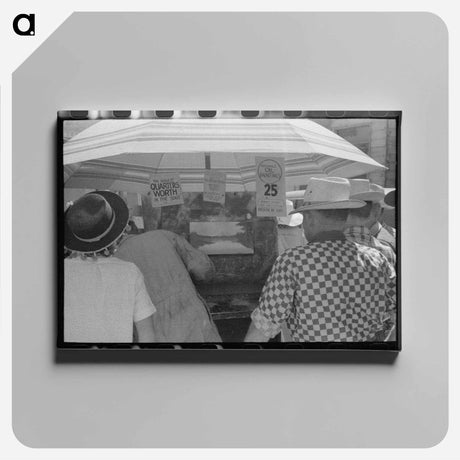 アートパネル-Lake Dick Cooperative Member
 - ラッセル リー Canvas.