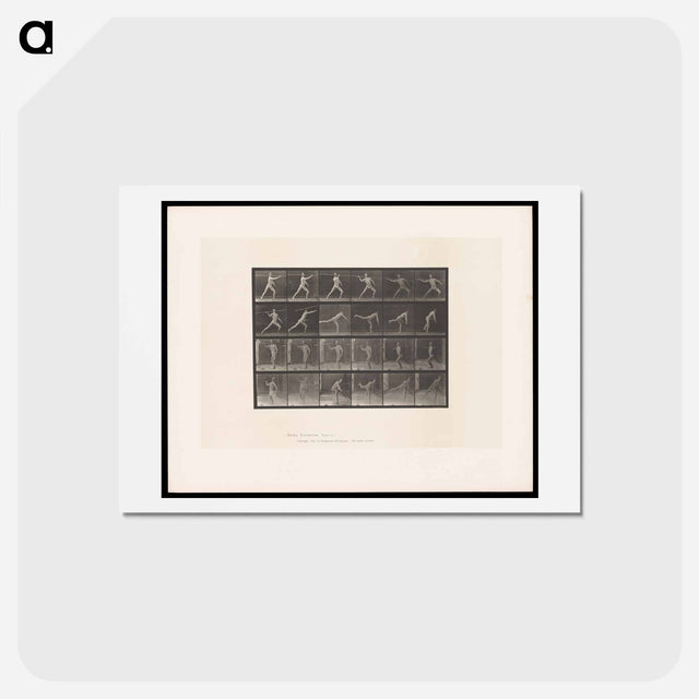 アートポストカード-The Javelin Thrower
 - エドワード マイブリッジ Postcard.