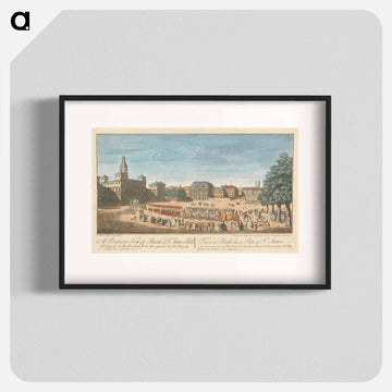 A Perspective View of ye Parade in St. James's Park. The Treasury, The New Buildings for the Horse Guards, And His Majesty going to the House of Lords
 - イェール大学アートギャラリー Poster.