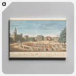 アートパネル-A Perspective View of ye Parade in St. James's Park. The Treasury, The New Buildings for the Horse Guards, And His Majesty going to the House of Lords
 - イェール大学アートギャラリー Canvas.