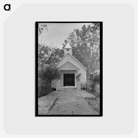 アートポストカード-Chapel near Donaldsonville
 - ラッセル リー Postcard.