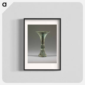 アートポスター-Wine Vessel gu with Birds, Dragons, and Spirals
 - セントルイス美術館 Poster.