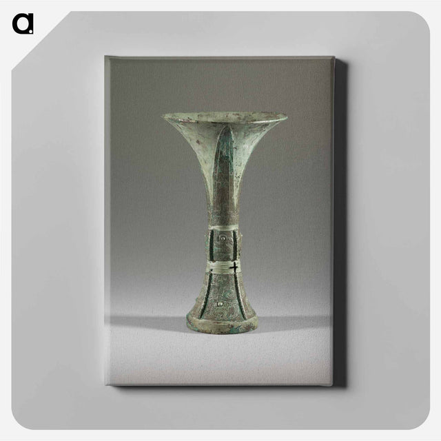 アートパネル-Wine Vessel gu with Birds, Dragons, and Spirals
 - セントルイス美術館 Canvas.