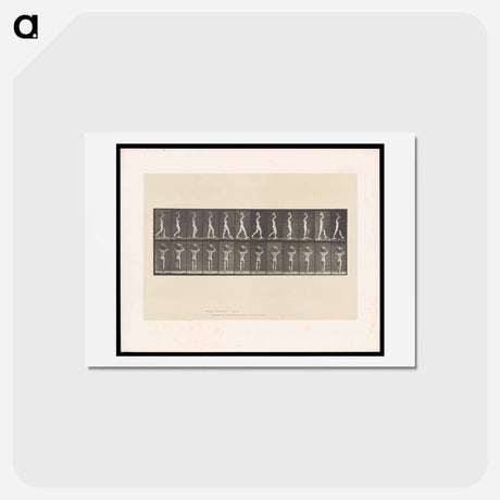 アートポストカード-Man with a Load
 - エドワード マイブリッジ Postcard.