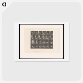 アートポストカード-Wrestling Figures
 - エドワード マイブリッジ Postcard.
