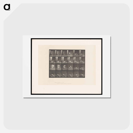 アートポストカード-Wrestling Figures
 - エドワード マイブリッジ Postcard.