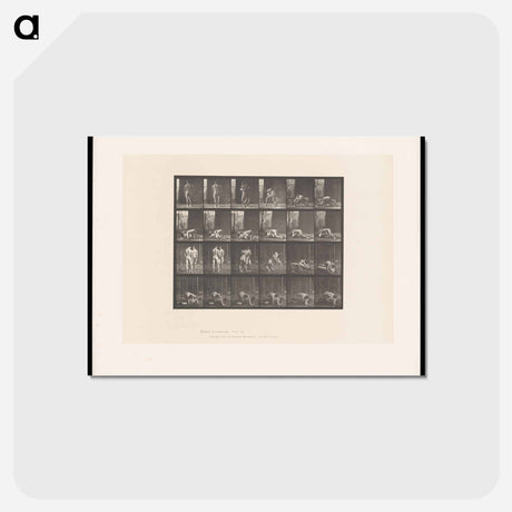 アートポストカード-Wrestling Figures
 - エドワード マイブリッジ Postcard.