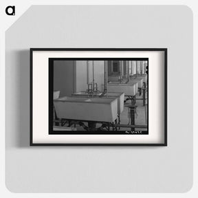アートポスター-Laundry Tubs
 - ラッセル リー Poster.