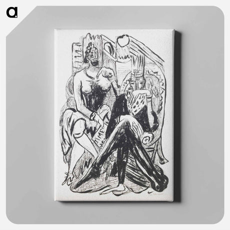 アートパネル-King and Demagogue
 - セントルイス美術館 Canvas.