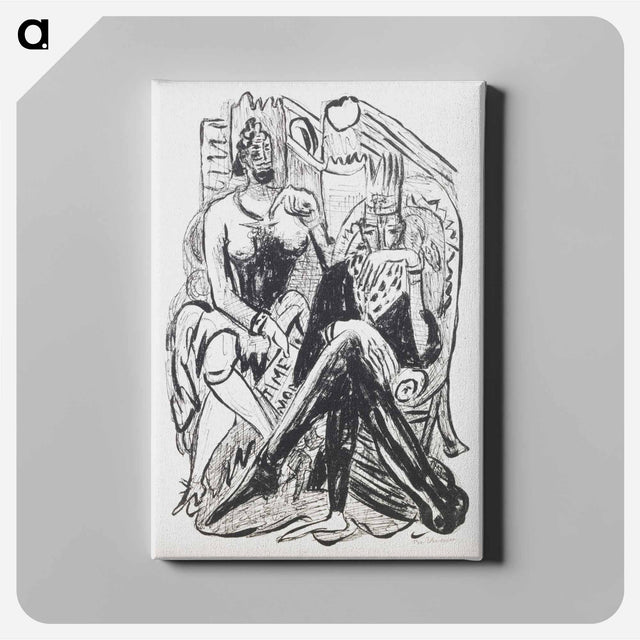 アートパネル-King and Demagogue
 - セントルイス美術館 Canvas.