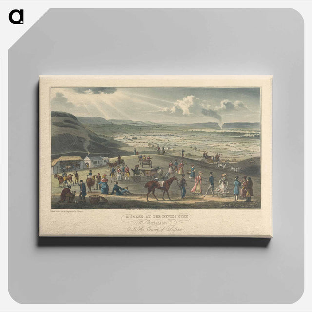 アートパネル-Coaching: A Scene at the Devil's Dyke near Brighton in the country of Sussex
 - イェール大学アートギャラリー Canvas.