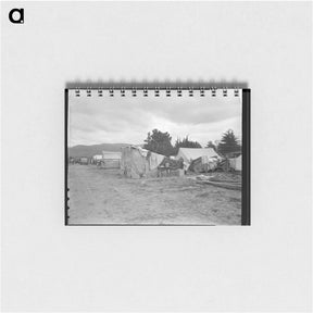 アートメモ帳-Camps of migrant pea workers - ドロテア ラング Memo.