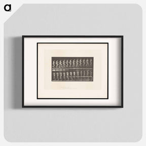 アートポスター-Woman with Bowl Ascending Stairs
 - エドワード マイブリッジ Poster.