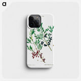 Wild olive - ピエール ジョゼフ ルドゥーテ Phone Case.