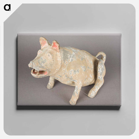 アートパネル-Seated Watchdog
 - セントルイス美術館 Canvas.