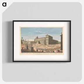 アートポスター-The Quirinal, or Palace of the Pope on Mount Cavallo at Rome
 - イェール大学アートギャラリー Poster.