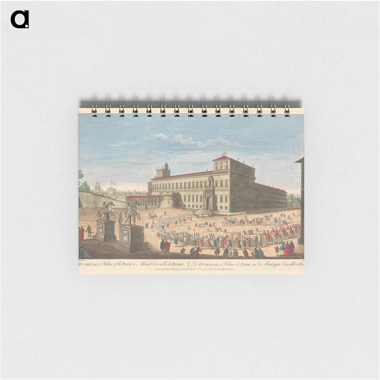アートメモ帳-The Quirinal, or Palace of the Pope on Mount Cavallo at Rome
 - イェール大学アートギャラリー Memo.
