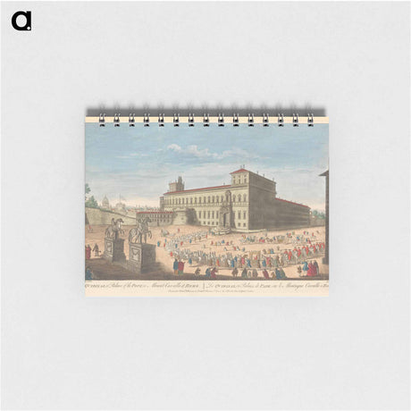 アートメモ帳-The Quirinal, or Palace of the Pope on Mount Cavallo at Rome
 - イェール大学アートギャラリー Memo.