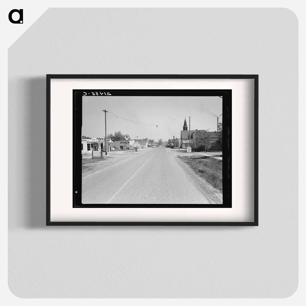 Main street of Nyssa, Oregon - ドロテア ラング Poster.