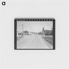 アートメモ帳-Main street of Nyssa, Oregon - ドロテア ラング Memo.
