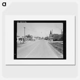 Main street of Nyssa, Oregon - Dorothea Lange Poster.