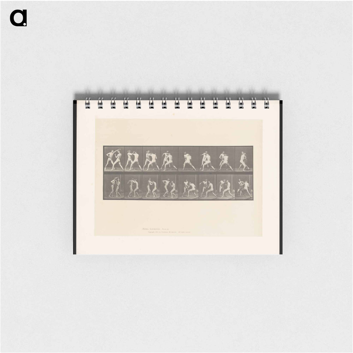 アートメモ帳-Posing Pouches
 - エドワード マイブリッジ Memo.