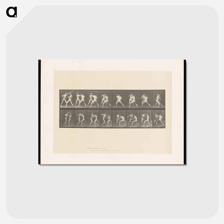 アートポストカード-Posing Pouches
 - エドワード マイブリッジ Postcard.