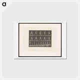 アートポストカード-Sprinting Man
 - エドワード マイブリッジ Postcard.