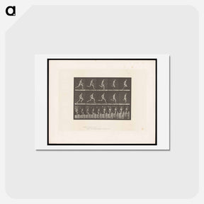 アートポストカード-Sprinting Man
 - エドワード マイブリッジ Postcard.