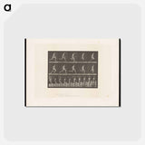 アートポストカード-Sprinting Man
 - エドワード マイブリッジ Postcard.