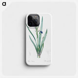 Tall bearded iris illustration - ピエール ジョゼフ ルドゥーテ Phone Case.