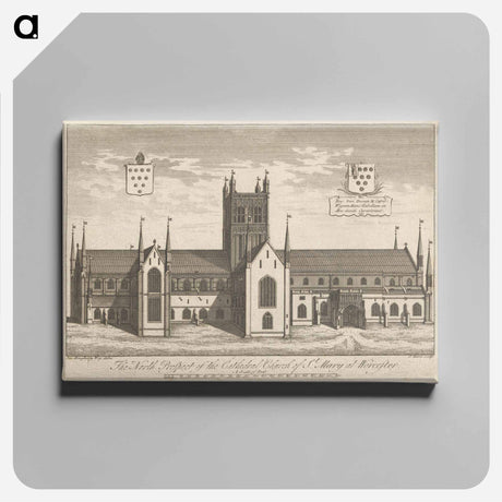 アートパネル-The North Prospect of the Cathedral Church of St. Mary at Worcester
 - イェール大学アートギャラリー Canvas.