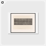アートポストカード-Batting Man
 - エドワード マイブリッジ Postcard.
