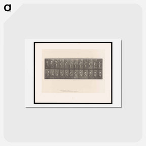 アートポストカード-Batting Man
 - エドワード マイブリッジ Postcard.