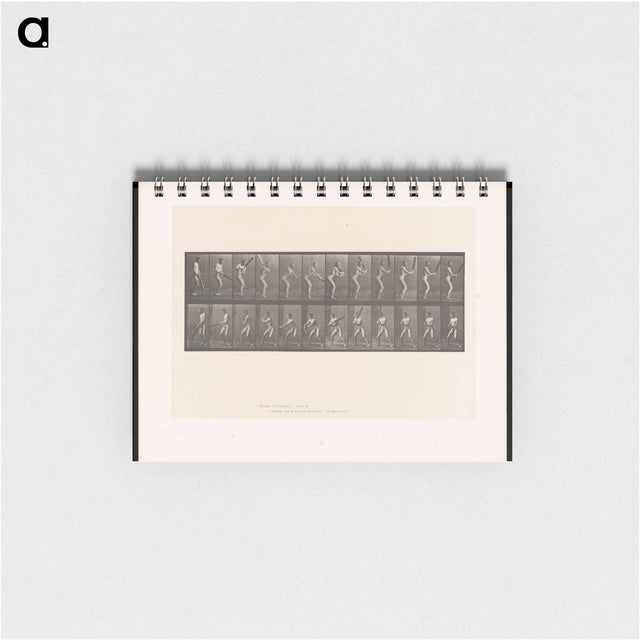 アートメモ帳-Batting Man
 - エドワード マイブリッジ Memo.