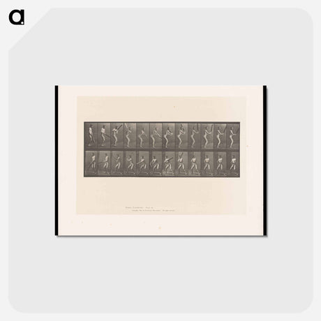 アートポストカード-Batting Man
 - エドワード マイブリッジ Postcard.