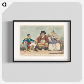 アートポスター-A Trip to Paris or John Bull and His Spouse Invited to the Honors of the Sitting
 - イェール大学アートギャラリー Poster.